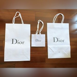 Dior shopping bags